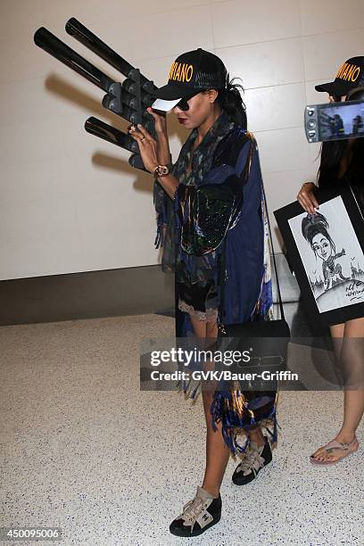 Stiviano is seen at LAX on June 04, 2014 in Los Angeles, California.