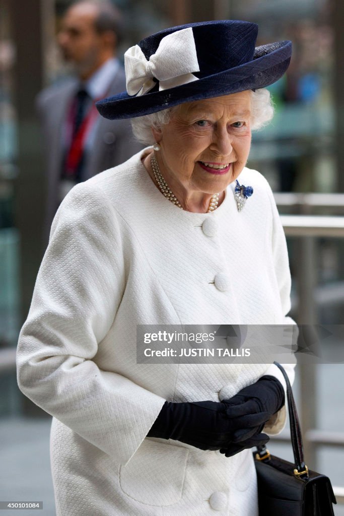 BRITAIN-ROYALS-EUROTUNNEL