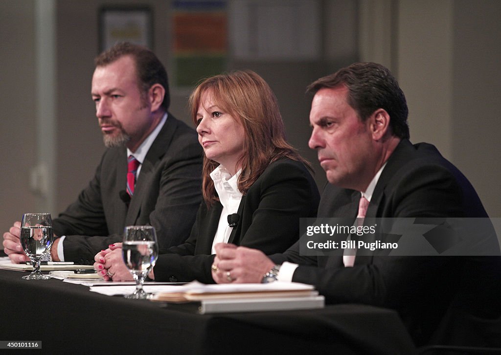 GM CEO Mary Barra Holds Press Conference On Ignition Switch Recall