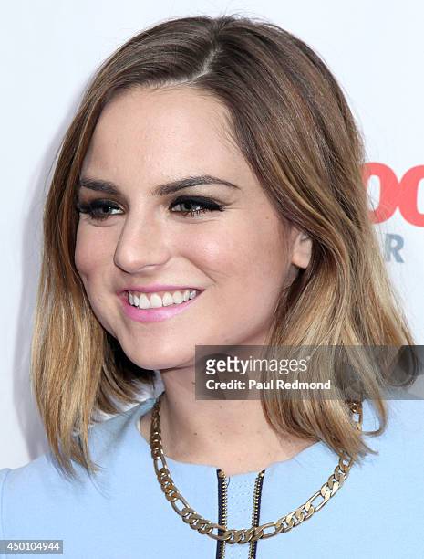 Singer/actress JoJo arriving at Songs Of Hope X 10th Anniversary Event Benefiting City Of Hope at House of Fair on June 4, 2014 in Brentwood,...