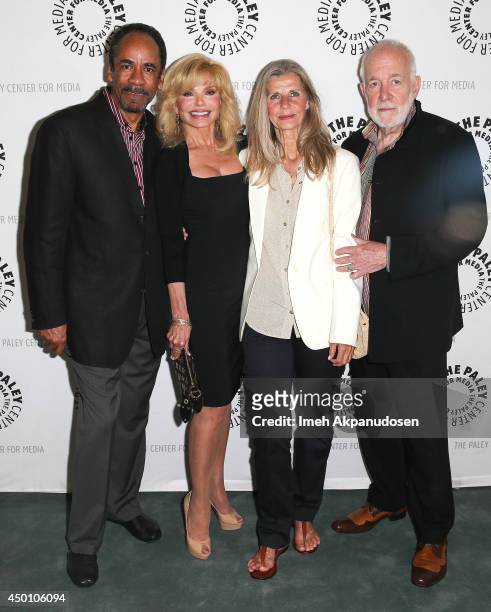 Actors Tim Reid, Loni Anderson, Jan Smithers, and Howard Hesseman attend the Paley Center presentation of 'Baby, If You've Ever Wondered: A WKRP In...