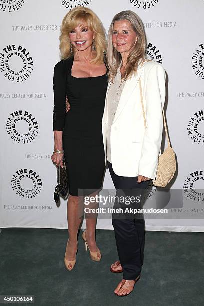 Actresses Loni Anderson and Jan Smithers attend the Paley Center presentation of 'Baby, If You've Ever Wondered: A WKRP In Cincinnati Reunion' at The...