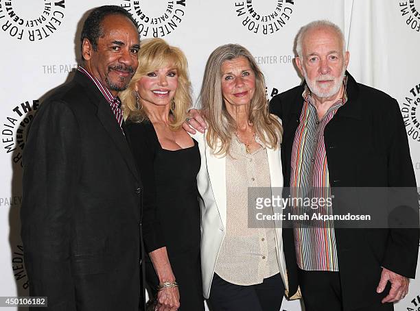 Actors Tim Reid, Loni Anderson, Jan Smithers, and Howard Hesseman attend the Paley Center presentation of 'Baby, If You've Ever Wondered: A WKRP In...