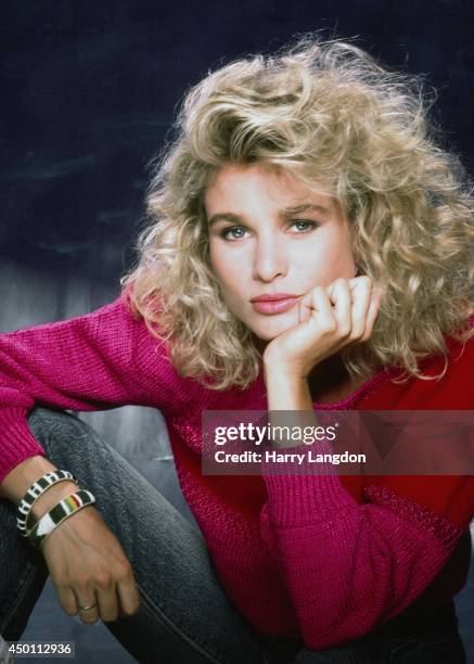 Actress Nicollette Sheridan poses for a portrait in 1987 in Los Angeles, California.