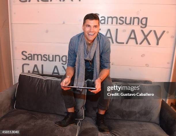 Joel Smallbone at the Samsung Galaxy Artist Lounge at the 2014 CMA Music Festival on June 5, 2014 in Nashville, Tennessee.