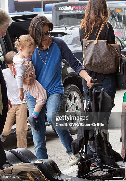 June 02: Jennifer Connelly and Agnes Lark Bettany are seen on June 02, 2013 in Los Angeles, CA.