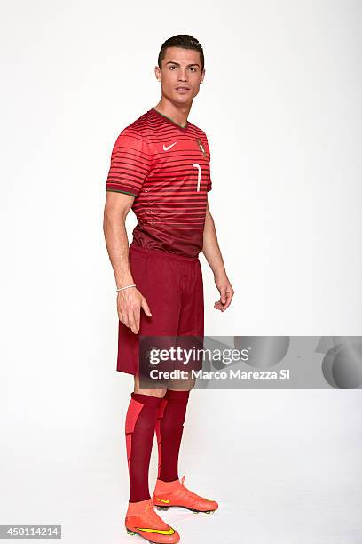 Soccer player Cristiano Ronaldo is photographed for Sports Illustrated on May 30, 2014 in Lisbon, Portugal. CREDIT MUST READ: Marco Marezza/Sports...