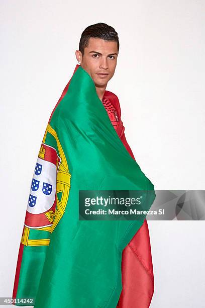 Soccer player Cristiano Ronaldo is photographed for Sports Illustrated on May 30, 2014 in Lisbon, Portugal. CREDIT MUST READ: Marco Marezza/Sports...