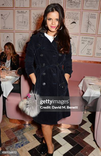 Bip Ling attends a private dinner hosted by Mourad Mazouz, Stephen Friedman and David Shrigley to celebrate the unveiling of the new Gallery...