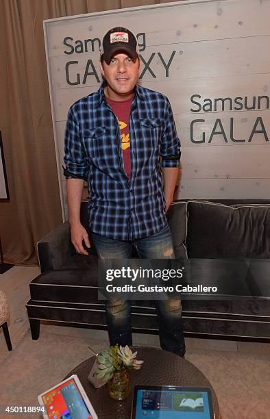 Rodney Atkins at the Samsung Galaxy Artist Lounge at the 2014 CMA Music Festival on June 5, 2014 in Nashville, Tennessee.