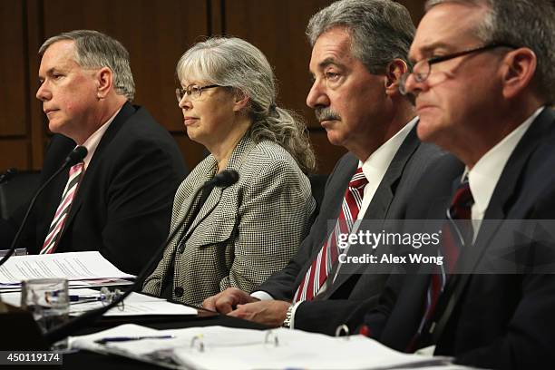 National Security Agency Deputy Director Richard Ledgett, Principal Deputy Director of National Intelligence Stephanie O'Sullivan, Deputy Attorney...