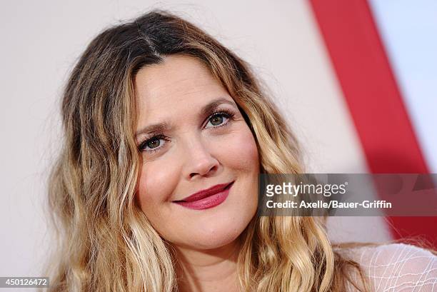 Actress Drew Barrymore arrives at the Los Angeles premiere of 'Blended' at TCL Chinese Theatre on May 21, 2014 in Hollywood, California.