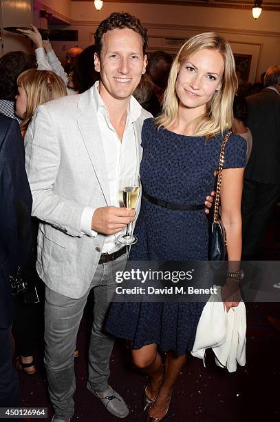 Brendan Cole and Zoe Cole attend an after party celebrating the press night performance of "Benvenuto Cellini", directed by Terry Gilliam for the...