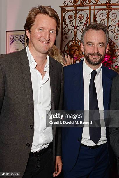 Tom Hooper and John Berry, English National Opera's artistic director, attend an after party celebrating the press night performance of "Benvenuto...