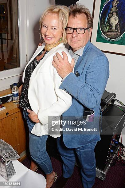 Judy Craymer and Mark Borkowski attend an after party celebrating the press night performance of "Benvenuto Cellini", directed by Terry Gilliam for...