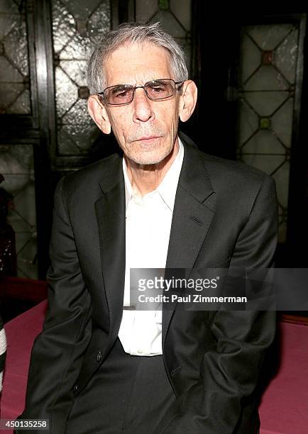 Actor Richard Belzer attends the Friars Club celebration of Jerry Lewis and the 50th anniversary "The Nutty Professor" at New York Friars Club on...