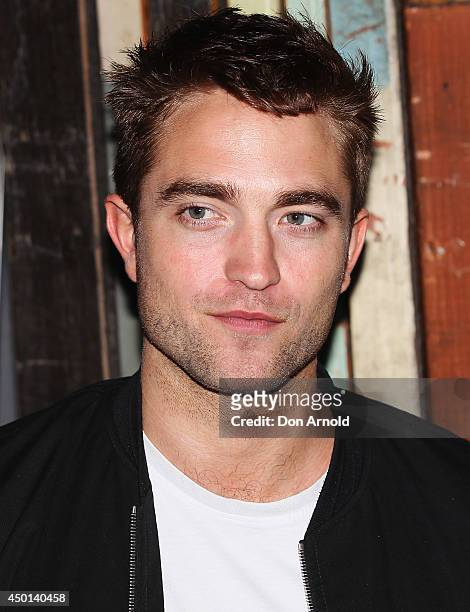 Robert Pattinson poses during a photo call for "The Rover" at Sydney Theatre on June 6, 2014 in Sydney, Australia.
