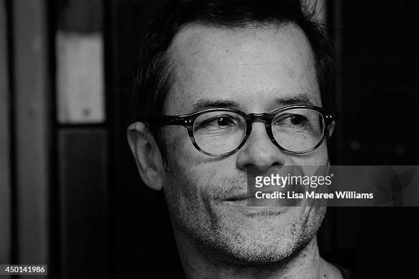 Guy Pearce attends a photo call for "The Rover" as part of the Sydney Film Festival at Sydney Theatre on June 6, 2014 in Sydney, Australia.