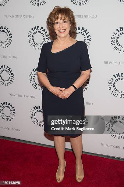 Host Joy Behar attends an evening with Ricky Gervais And Joy Behar at The Paley Center for Media on June 5, 2014 in New York City.