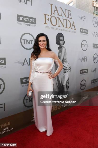 Actress Cleo Pires attends the 2014 AFI Life Achievement Award: A Tribute to Jane Fonda at the Dolby Theatre on June 5, 2014 in Hollywood,...