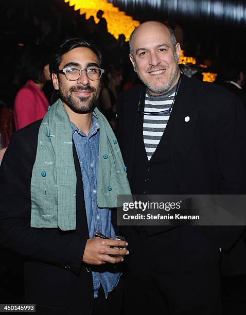 Pablo Rasgado and Steve Turner attend Museo Jumex Opening After Party on November 16, 2013 in Mexico City, Mexico.