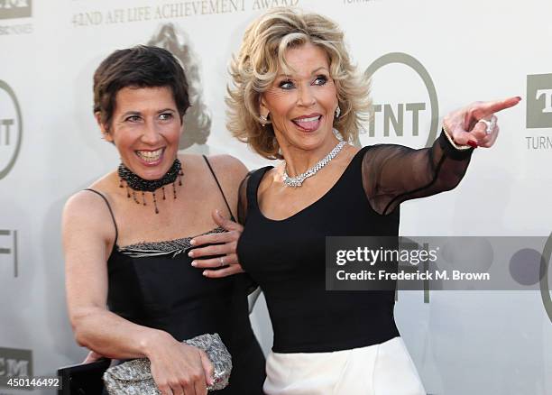 Daughter, Vanessa Vadim and Honoree Jane Fonda attend the 2014 AFI Life Achievement Award: A Tribute to Jane Fonda at the Dolby Theatre on June 5,...