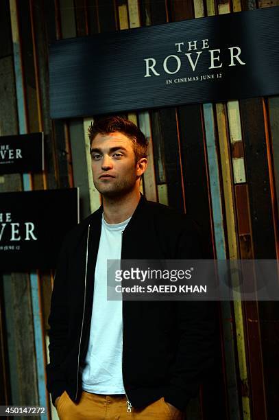 British actor Robert Pattinson poses during a photo call for the new movie 'The Rover' in Sydney on June 6, 2014. The Rover had its world premiere...
