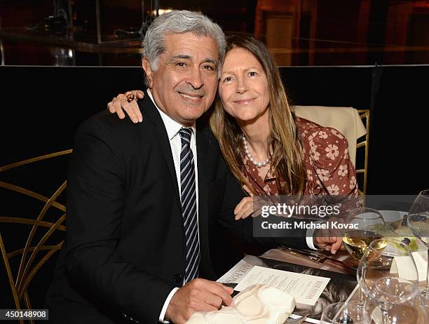 Producer Terry Semel and Jane Semel attend the 2014 AFI Life Achievement Award: A Tribute to Jane Fonda at the Dolby Theatre on June 5, 2014 in...