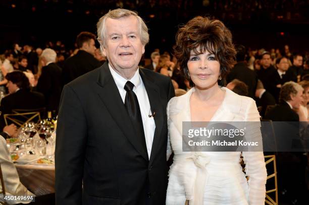 Producer Bob Daly and Carole Bayer Sager attend the 2014 AFI Life Achievement Award: A Tribute to Jane Fonda at the Dolby Theatre on June 5, 2014 in...