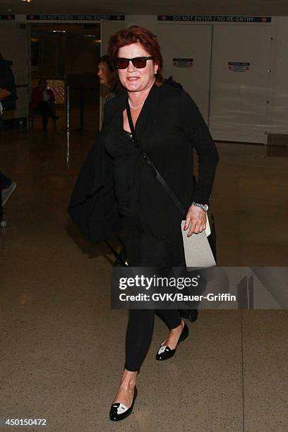 Kate Mulgrew seen at LAX on June 05, 2014 in Los Angeles, California.