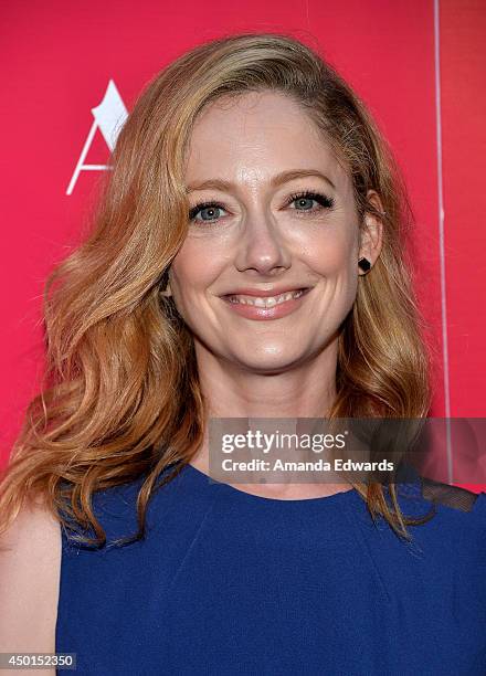 Actress Judy Greer arrives at the Los Angeles special screening of A24's "Obvious Child" at the ArcLight Hollywood on June 5, 2014 in Hollywood,...