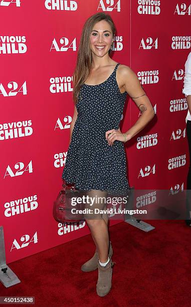 Actress Bonnie Kathleen Ryan attends a screening of A24's "Obvious Child" at ArcLight Hollywood on June 5, 2014 in Hollywood, California.