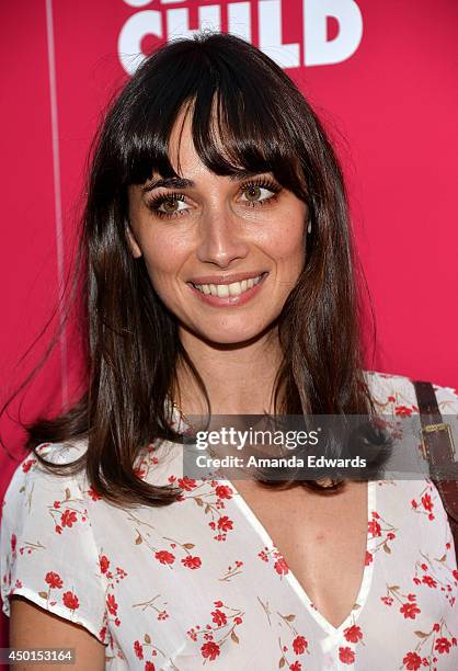 Actress Rebecca Dayan arrives at the Los Angeles special screening of A24's "Obvious Child" at the ArcLight Hollywood on June 5, 2014 in Hollywood,...