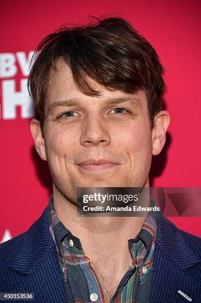 Actor Jake Lacy arrive at the Los Angeles special screening of A24's "Obvious Child" at the ArcLight Hollywood on June 5, 2014 in Hollywood,...