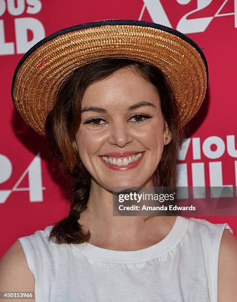 Actress Nora Zehetner arrives at the Los Angeles special screening of A24's "Obvious Child" at the ArcLight Hollywood on June 5, 2014 in Hollywood,...