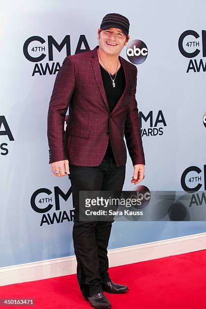 Jerrod Niemann attends the 47th annual CMA Awards at the Bridgestone Arena on November 6, 2013 in Nashville, Tennessee.