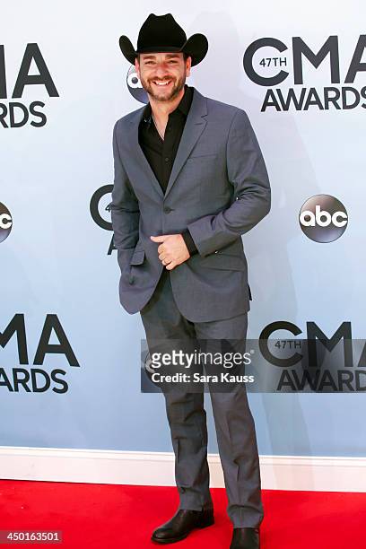 Craig Campbell attends the 47th annual CMA Awards at the Bridgestone Arena on November 6, 2013 in Nashville, Tennessee.