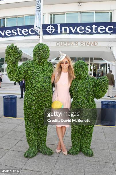 Martha Ward attends Ladies Day at the Investec Derby Festival at Epsom Downs Racecourse on June 6, 2014 in Epsom, England.