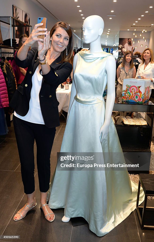 Mar Flores Attends Escada Store Opening