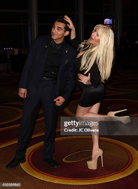 Personality Courtney Stodden and guest attend The Los Angeles Police Protective League Eagle & Badge Foundation's 12th Anniversary 'In The Line Of...