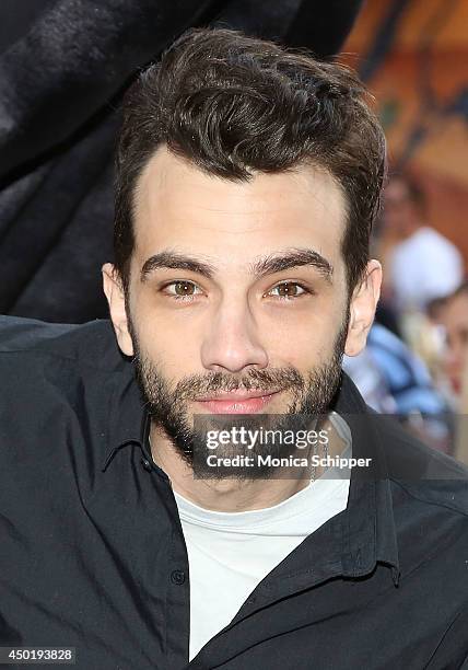 Actor Jay Baruchel attends the "How To Train Your Dragon 2" Photo Call in Times Square on June 6, 2014 in New York City.