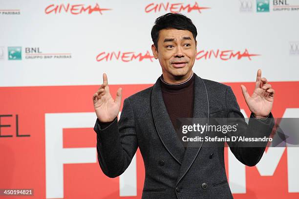 Sean Lau attends the 'Sou Duk' Photocall during The 8th Rome Film Festival on November 17, 2013 in Rome, Italy.