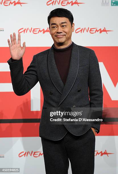 Sean Lau attends the 'Sou Duk' Photocall during The 8th Rome Film Festival on November 17, 2013 in Rome, Italy.