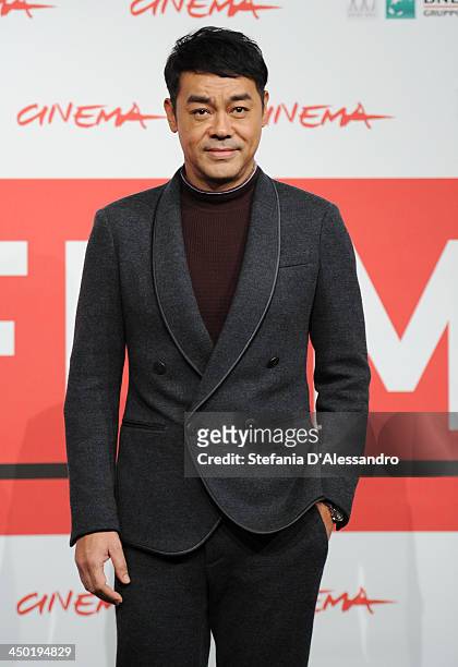 Sean Lau attends the 'Sou Duk' Photocall during The 8th Rome Film Festival on November 17, 2013 in Rome, Italy.
