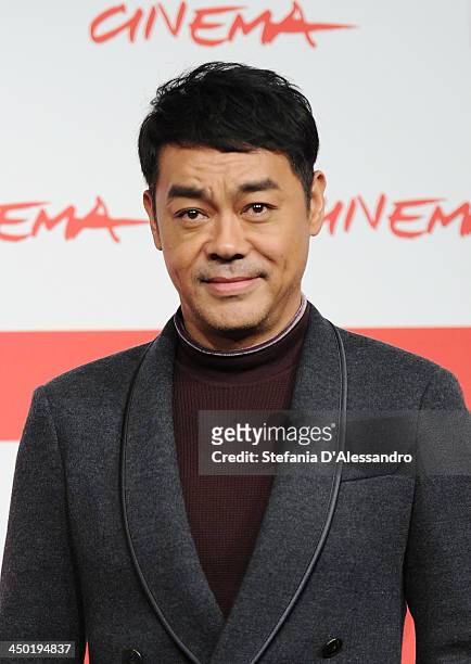 Sean Lau attends the 'Sou Duk' Photocall during The 8th Rome Film Festival on November 17, 2013 in Rome, Italy.