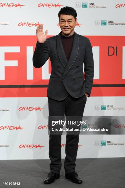 Sean Lau attends the 'Sou Duk' Photocall during The 8th Rome Film Festival on November 17, 2013 in Rome, Italy.