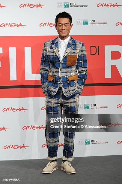 Louis Koo attends the 'Sou Duk' Photocall during The 8th Rome Film Festival on November 17, 2013 in Rome, Italy.