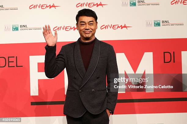 Sean Lau attends the 'Sou Duk' Photocall during The 8th Rome Film Festival at Auditorium Parco Della Musica on November 17, 2013 in Rome, Italy.