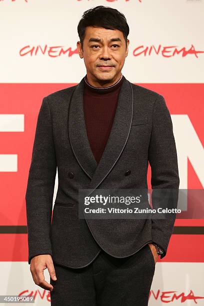 Sean Lau attends the 'Sou Duk' Photocall during The 8th Rome Film Festival at Auditorium Parco Della Musica on November 17, 2013 in Rome, Italy.