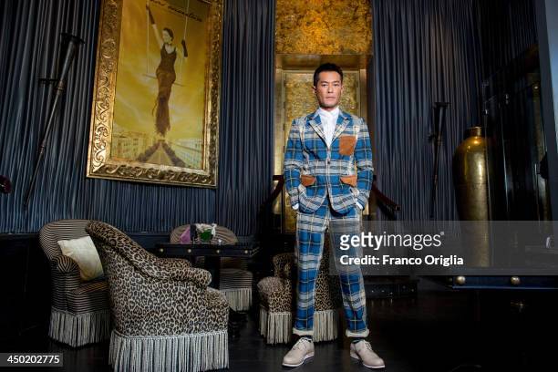 Actor Louis Koo poses for the 'The White Storm' Portrait Sesssion during The 8th Rome Film Festival on November 17, 2013 in Rome, Italy.